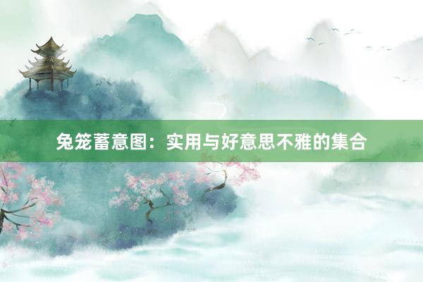 兔笼蓄意图:实用与好意思不雅的集合