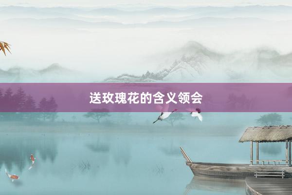 送玫瑰花的含义领会